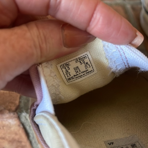 Vans Classic Slip On Sneakers in Checkerboard Lilac Light Purple - Picture 7 of 7